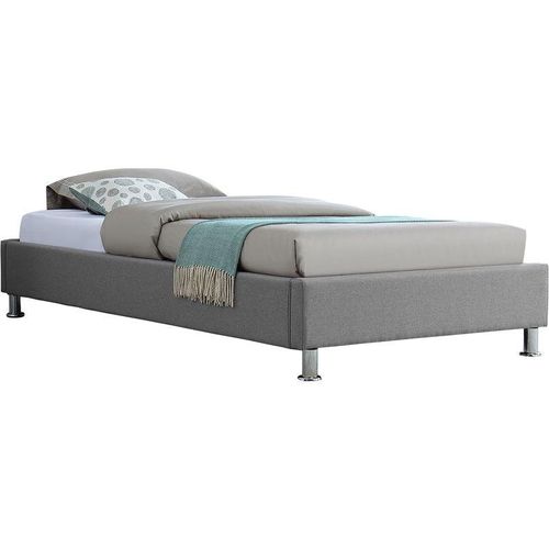 4055641950739 - Futonbett LAREDO 90x200 cm Stoff in grau