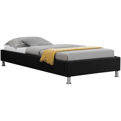 4055641950746 - Caro-möbel - Futonbett laredo 90x200 cm Stoff in schwarz