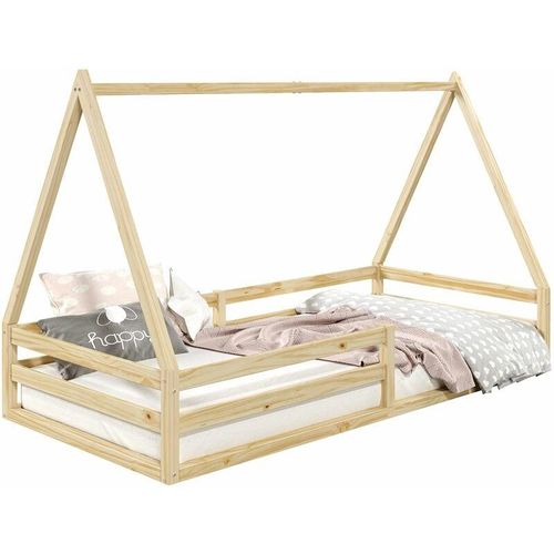 4016787713602 - - Hausbett sila in 90 x 200 aus massiver Kiefer in naturfarben