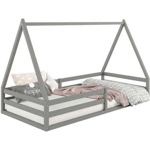 4016787713626 - - Hausbett sila in 90 x 200 aus massiver Kiefer in grau