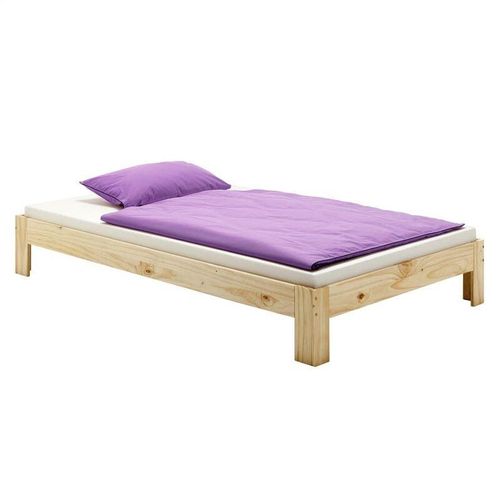 4016787728057 - - Futonbett Thomas 90 x 200 cm natur lackiert