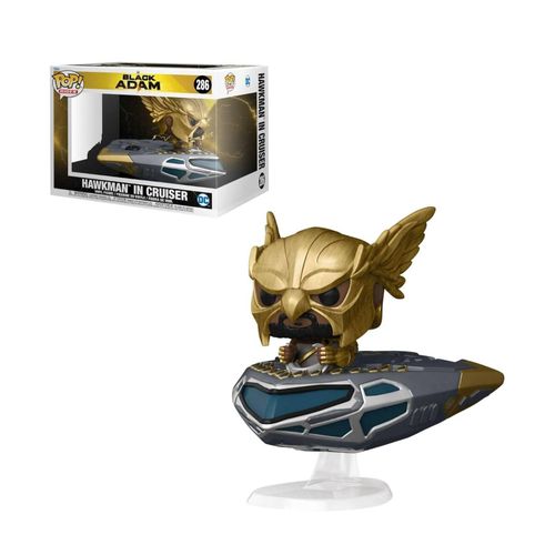 0889698641951 - Black Adam Hawkman in Cruiser (Pop! Ride Super-Deluxe) Vinyl Figur 286 Funko Pop! multicolor