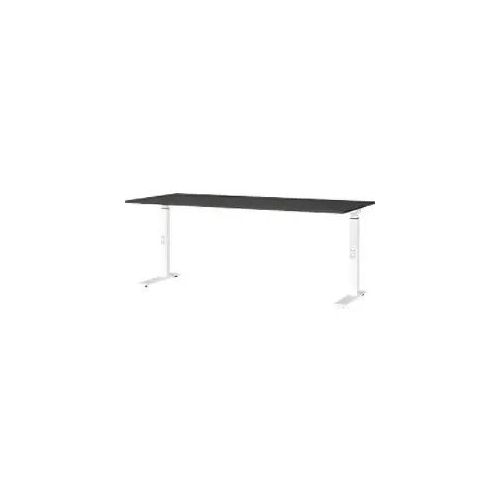 4005949791237 - Schreibtisch DOWNEY 7912-569 manuell höhenverstellbar 68-91cm (H) 180cmx80cm (BxT) rechteckig grafit Weiß 4005949791237 GE 4005949791237 - Schreibtisch DOWNEY 7912-569 manuell höhenverstellbar 68-91cm (H) 180cmx80cm (BxT) rechteckig grafit Weiß 4005949791237 GE