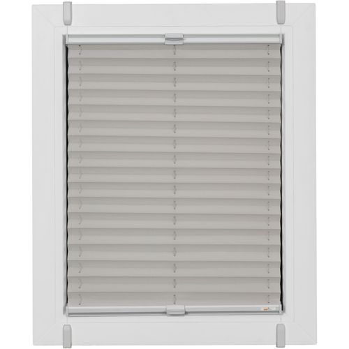 4001442865918 - Plissee One Size Style Crepe grau (grau grau grau) B115cm H210cm Obermaterial 85% Polyester 15% sonstige Fasern Plissees Zubehörfarbe grau zum Klemmen 4001442865918 - Plissee One Size Style Crepe grau (grau grau grau) B115cm H210cm Obermaterial 85% Polyester 15% sonstige Fasern Plissees Zubehörfarbe grau zum Klemmen