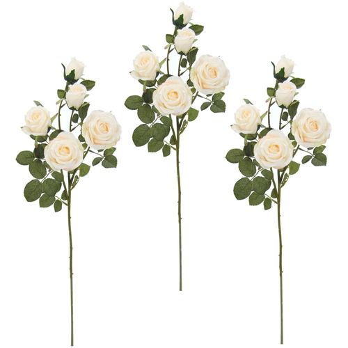 4019844782368 - Kunstblume IGEA Rosenzweig Kunstpflanzen Gr B H 18 cm x 73 cm 3 St beige (creme) Kunst-Blumen 3er Set 4019844782368 - Kunstblume IGEA Rosenzweig Kunstpflanzen Gr B H 18 cm x 73 cm 3 St beige (creme) Kunst-Blumen 3er Set