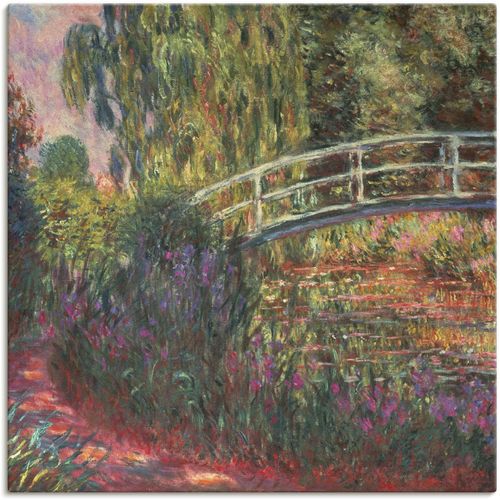 4058661453440 - Wandbild ARTLAND Japanische Brücke im Garten von Giverney Bilder Gr B H 50 cm x 50 cm Leinwandbild Garten 1 St grün Bild Poster Bilder als Alubild Leinwandbild Wandaufkleber oder in versch Größen 4058661453440 - Wandbild ARTLAND Japanische Brücke im Garten von Giverney Bilder Gr B H 50 cm x 50 cm Leinwandbild Garten 1 St grün Bild Poster Bilder als Alubild Leinwandbild Wandaufkleber oder in versch Größen