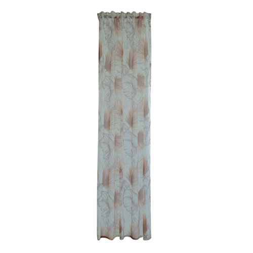 4043343671304 - Vorhang Adeon Gardinen Gr 245 cm verdeckte Schlaufen 140 cm rot (ziegelrot) Verdeckte Schlaufen Fertigschal Adeon