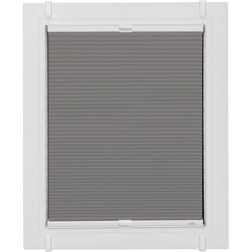4001442388400 - Plissee Start-up Style Honeycomb Plissees Gr 105 cm zweiseitig verschiebbar 50 cm grau (grau weiß weiß) Plissees ohne Bohren verspannt mit Simply-Fix Klemmträger Wabenplissee nach Maß 4001442388400 - Plissee Start-up Style Honeycomb Plissees Gr 105 cm zweiseitig verschiebbar 50 cm grau (grau weiß weiß) Plissees ohne Bohren verspannt mit Simply-Fix Klemmträger Wabenplissee nach Maß