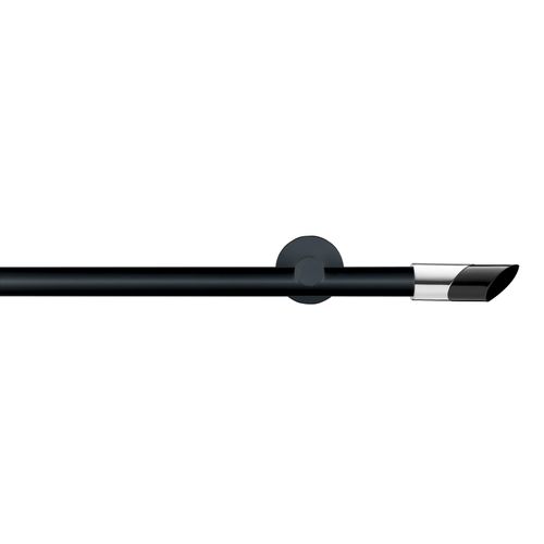 9002777360258 - Gardinenstange GARESA BLACK Gardinenstangen Gr L 270 cm Ø 20 mm 1 St 1 läufig schwarz Gardinenstangen nach Maß Vorhanggarnitur Innenlauf verlängerbar Knopf abgeschrägt 2-farbig 9002777360258 - Gardinenstange GARESA BLACK Gardinenstangen Gr L 270 cm Ø 20 mm 1 St 1 läufig schwarz Gardinenstangen nach Maß Vorhanggarnitur Innenlauf verlängerbar Knopf abgeschrägt 2-farbig