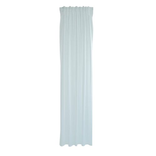 4043343670406 - Vorhang Faria Gr 1 weiß Gardinen 245cm verdeckte Schlaufen 140cm Polyester Fertigschal Faria B140cm H245cm