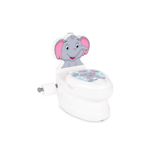 8693461045530 - Pilsan Töpfchen Elefant 07566 Musik Licht Toilettenpapierhalter Behälter Deckel weiß