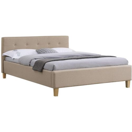 4055641937051 - Caro-möbel - Polsterbett adele 140x200 cm Stoff in beige