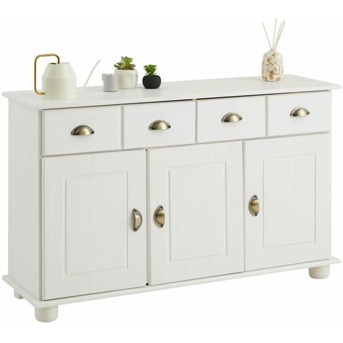 4016787083118 - - Sideboard colmar Kiefer massiv weiß