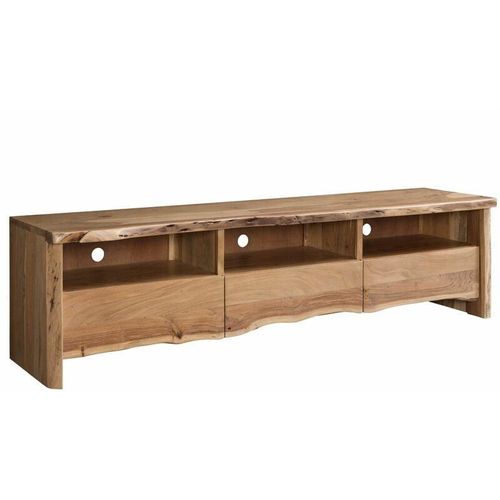 4251213533786 - Massivmoebel24de - TV-Board Akazie 191x45x50 natur lackiert pure acacia 109 - natur