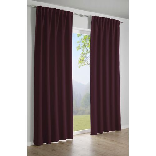 4003018366751 - Gardine Schal mit Gardinenband Dimout GARDINIA verdeckte Schlaufen (1 St) verdunkelnd Stoff Dimout rosa