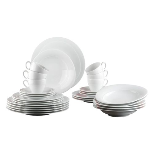 4052212051529 - Kombiservice SELTMANN WEIDEN Geschirr-Set Service Trio Geschirr-Sets Gr 30 tlg weiß Geschirr-Sets für 6 Personen ästhetische Form Made in Germany 30 Teile 4052212051529 - Kombiservice SELTMANN WEIDEN Geschirr-Set Service Trio Geschirr-Sets Gr 30 tlg weiß Geschirr-Sets für 6 Personen ästhetische Form Made in Germany 30 Teile