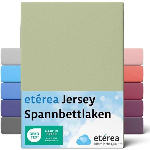 4055971101610 - Comfort Jersey Spannbettlaken Lind 140x200 cm - 160x200 cm - Lind - Etérea