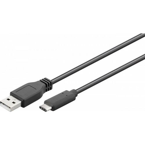 4040849554674 - goobay 55467 - Sync- & Ladekabel USB-A - USB-C™ 05 m schwarz (55467)