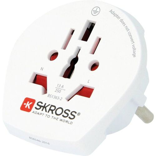 7640166320111 - Country adapter world to europe reiseadapter für reisen in länder die den schuko-standard verwenden - Skross