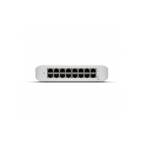 0810010071163 - UniFi Switch Lite USW-Lite-16-POE - Switch - managed - 16 x 10 100 1000 (8 PoE+) - Desktop wandmontierbar - PoE+ (45 W)