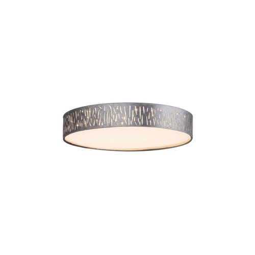 4059157249295 - Etc-shop - Deckenlampe led Deckenleuchte rund Wohnzimmerlampe mit Stoffschirm in grau Metall Samt silber weiß 1x led 1x 24 w 1120 lm 3000K DxH 4059157249295 - Etc-shop - Deckenlampe led Deckenleuchte rund Wohnzimmerlampe mit Stoffschirm in grau Metall Samt silber weiß 1x led 1x 24 w 1120 lm 3000K DxH
