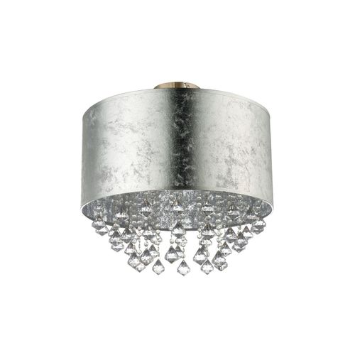 9007371547807 - Deckenleuchte Kristalle Blattsilber klar D 30 cm 9007371547807 - Deckenleuchte Kristalle Blattsilber klar D 30 cm