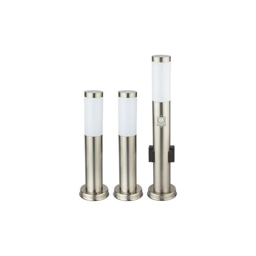 9007371565313 - 3er Set Stehleuchten aus Edelstahl für Ihren Garten BOSTON 9007371565313 - 3er Set Stehleuchten aus Edelstahl für Ihren Garten BOSTON
