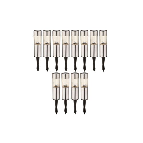 9007371543502 - 12 LED Edelstahl Solarlampen für den Außenbereich 9007371543502 - 12 LED Edelstahl Solarlampen für den Außenbereich