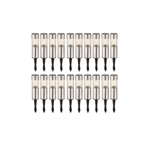 9007371543540 - 20 LED Edelstahl Solarlampen für den Außenbereich 9007371543540 - 20 LED Edelstahl Solarlampen für den Außenbereich