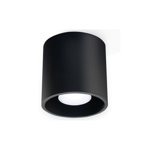 4059157165007 - Aufbauleuchte Deckenstrahler GU10 Aufbaustrahler Aufputz Lampe Decke Aufbauspot schwarz Aluminium DxH 10x10 cm Küche
