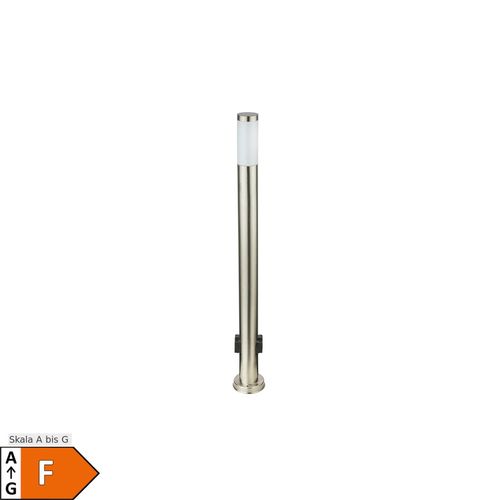 4260436778843 - Etc-shop - led Außen Steh Stand Lampe Leuchte edelstahl Garten Beleuchtung Stromverteiler Steckdose dimmer inkl fernbedienung