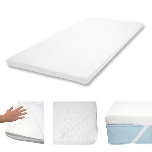 4057651271231 - 6cm Memoryfoam-Matratzentopper MCW-E63 Topper Matratzenauflage Matratzenschoner ~ 90x200cm Viscoschaum 4057651271231 - 6cm Memoryfoam-Matratzentopper MCW-E63 Topper Matratzenauflage Matratzenschoner ~ 90x200cm Viscoschaum