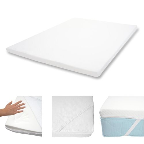 4057651355009 - 6cm Memoryfoam-Matratzentopper MCW-E63 Topper Matratzenauflage Matratzenschoner ~ 180x200cm Viscoschaum 4057651355009 - 6cm Memoryfoam-Matratzentopper MCW-E63 Topper Matratzenauflage Matratzenschoner ~ 180x200cm Viscoschaum
