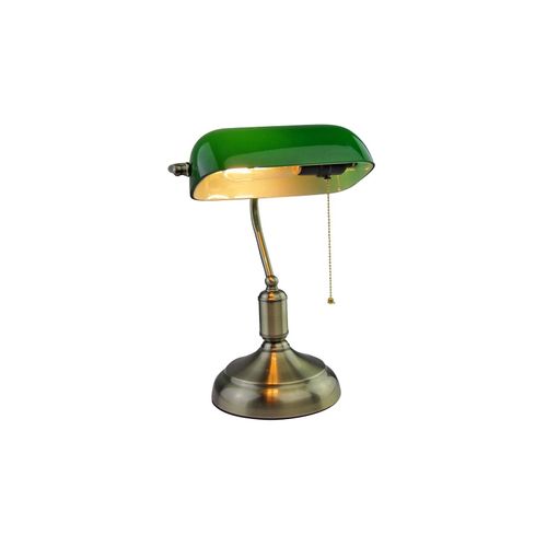 3800157626071 - V-tac - Vintage LED-Tischlampe aus Metall mit E27-Fassung 90 ° neigbarer Diffusor aus grünem Glas 3800157626071 - V-tac - Vintage LED-Tischlampe aus Metall mit E27-Fassung 90 ° neigbarer Diffusor aus grünem Glas
