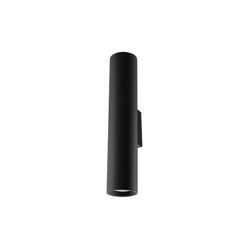 4059157186620 - Wandlampe Metall UP DOWN Wandleuchte Innen Treppenhauslampen Wand Stahl schwarz 2x GU10 DxH 6x30 cm 4059157186620 - Wandlampe Metall UP DOWN Wandleuchte Innen Treppenhauslampen Wand Stahl schwarz 2x GU10 DxH 6x30 cm