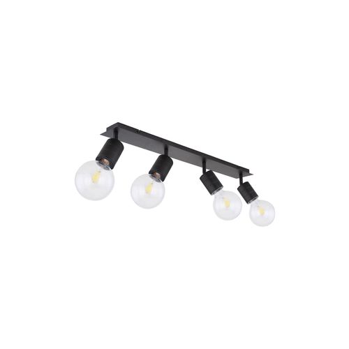4059157242456 - Etc-shop - Decken Strahler Leuchte schwarz Wohn Ess Zimmer Beleuchtung Spot Lampe verstellbar 4059157242456 - Etc-shop - Decken Strahler Leuchte schwarz Wohn Ess Zimmer Beleuchtung Spot Lampe verstellbar