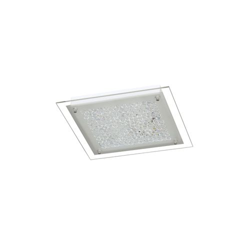 4003474279695 - Wofi - Deckenleuchte Wohnzimmerlampe Deckenlampe tropfenförmiges Glas Klarrand 15W 1200 Lumen warmweiß l x b x h 25 x 25 x 5 cm action 976701060300