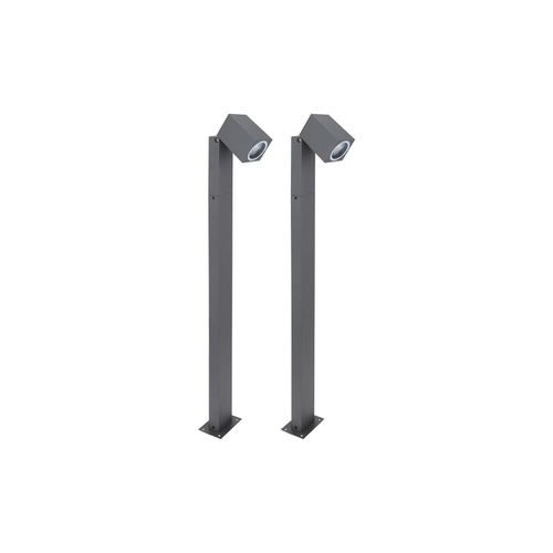 4059157313576 - Etc-shop - Außenlampe Wegeleuchten anthrazit Garten Stehlampe Aussen Terrasse stehend schwenkbar 1x GU10 LxBxH 115x72x80 cm 2er Set 4059157313576 - Etc-shop - Außenlampe Wegeleuchten anthrazit Garten Stehlampe Aussen Terrasse stehend schwenkbar 1x GU10 LxBxH 115x72x80 cm 2er Set