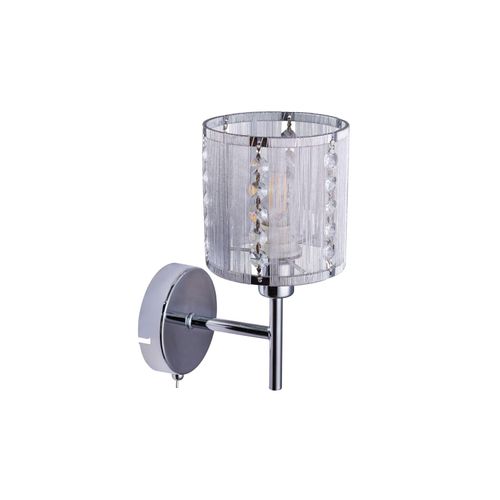 9007371378517 - Wandleuchte Walla in Silberfarben max 40 Watt Wandlampe 9007371378517 - Wandleuchte Walla in Silberfarben max 40 Watt Wandlampe