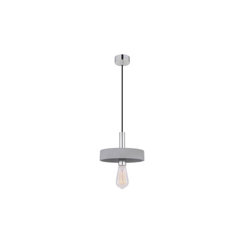 4059157239012 - Etc-shop - Pendelleuchte Deckenlampe Beton Ringleuchte Esszimmerlampe 1 flammig Industriell Hängeleuchtet Beton grau verchromt Fassung 1x E27 DxH 4059157239012 - Etc-shop - Pendelleuchte Deckenlampe Beton Ringleuchte Esszimmerlampe 1 flammig Industriell Hängeleuchtet Beton grau verchromt Fassung 1x E27 DxH
