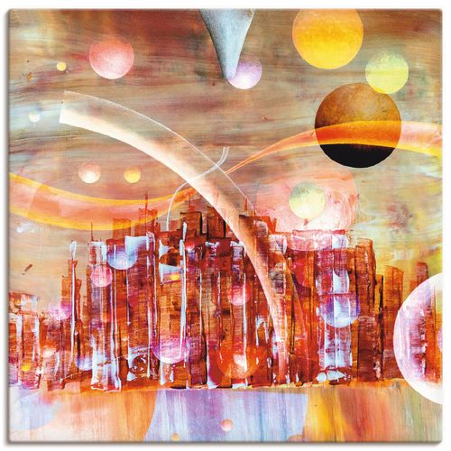 4062144049556 - Wandbild ARTLAND Weltraumstadt 3000 Bilder Gr B H 50 cm x 50 cm Leinwandbild Gegenstandslos quadratisch 1 St rot Bild Leinwandbild Kunstdrucke Bilder als Alubild Leinwandbild Wandaufkleber oder Poster in versch Größen 4062144049556 - Wandbild ARTLAND Weltraumstadt 3000 Bilder Gr B H 50 cm x 50 cm Leinwandbild Gegenstandslos quadratisch 1 St rot Bild Leinwandbild Kunstdrucke Bilder als Alubild Leinwandbild Wandaufkleber oder Poster in versch Größen