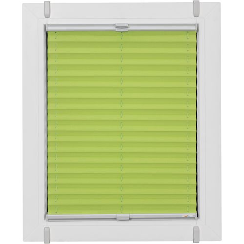 4001442868384 - Plissee One Size Style Crepe Plissees Gr 130 cm zweiseitig verschiebbar 95 cm grün (grün grau grau) Plissees ohne Bohren Zubehörfarbe zum Klemmen 4001442868384 - Plissee One Size Style Crepe Plissees Gr 130 cm zweiseitig verschiebbar 95 cm grün (grün grau grau) Plissees ohne Bohren Zubehörfarbe zum Klemmen