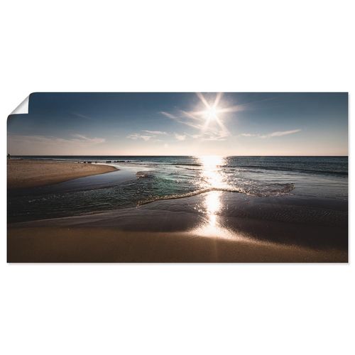 4059745648608 - Wandbild ARTLAND Sylt IV Bilder Gr B H 60 cm x 30 cm Poster Strand Querformat 1 St blau Bild Poster Bilder als Alubild Leinwandbild Wandaufkleber oder in versch Größen
