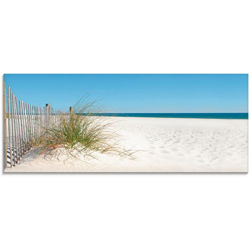 4055327023665 - Glasbild ARTLAND Schöne Sanddüne mit Gräsern und Zaun Bilder Gr B H 125 cm x 50 cm Glasbild Strand 1 St beige (naturfarben) Glasbilder in verschiedenen Größen 4055327023665 - Glasbild ARTLAND Schöne Sanddüne mit Gräsern und Zaun Bilder Gr B H 125 cm x 50 cm Glasbild Strand 1 St beige (naturfarben) Glasbilder in verschiedenen Größen