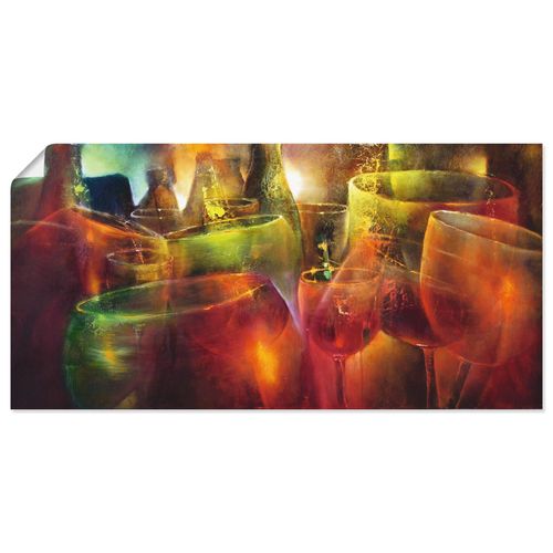 4059745606479 - Wandbild ARTLAND Zu später Stunde Bilder Gr B H 100 cm x 50 cm Poster Getränke Querformat 1 St bunt Bild Poster Bilder als Alubild Leinwandbild Wandaufkleber oder in versch Größen