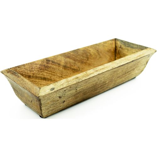 4031456532896 - Dekoschale Dekoschalen Gr B H T 12 cm x 6 cm x 30 cm braun (braun natur) Deko-Schale Dekoschalen Dekotabletts aus Mangoholz