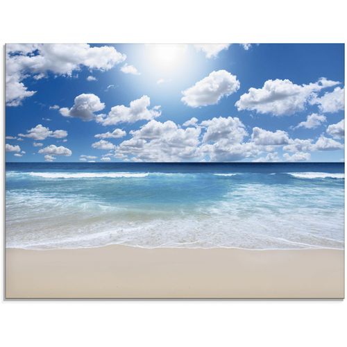 4055327040174 - Glasbild ARTLAND Großartige Strandlandschaft Bilder Gr B H 80 cm x 60 cm Glasbild Strand 1 St blau Glasbilder in verschiedenen Größen 4055327040174 - Glasbild ARTLAND Großartige Strandlandschaft Bilder Gr B H 80 cm x 60 cm Glasbild Strand 1 St blau Glasbilder in verschiedenen Größen