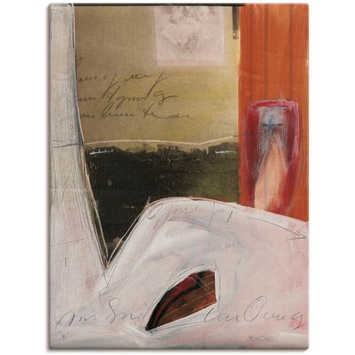 4055327153188 - Wandbild ARTLAND Einblick Bilder Gr B H 30 cm x 40 cm Leinwandbild Gegenstandslos 1 St beige (naturfarben) Bild Poster Bilder als Alubild Leinwandbild Wandaufkleber oder in versch Größen