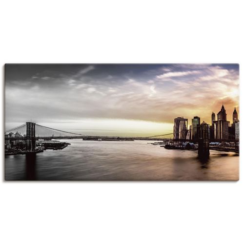 4059745916578 - Wandbild ARTLAND Brooklyn Bridge Panorama Bilder Gr B H 60 cm x 30 cm Leinwandbild Amerika Querformat 1 St schwarz Bild Poster Bilder als Alubild Leinwandbild Wandaufkleber oder in versch Größen 4059745916578 - Wandbild ARTLAND Brooklyn Bridge Panorama Bilder Gr B H 60 cm x 30 cm Leinwandbild Amerika Querformat 1 St schwarz Bild Poster Bilder als Alubild Leinwandbild Wandaufkleber oder in versch Größen