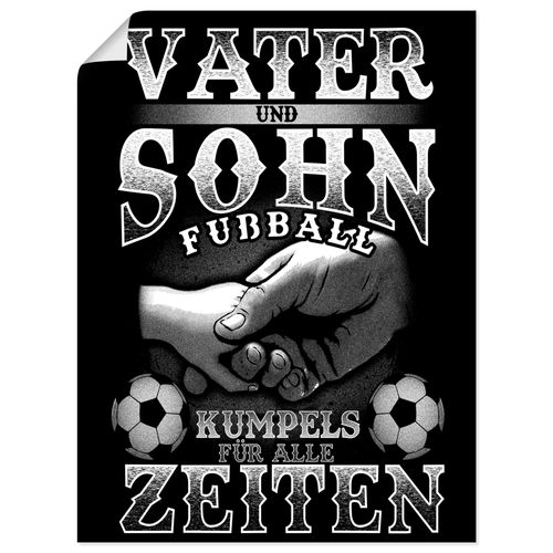 4059745990028 - Wandbild ARTLAND Vater und Sohn Fußball Kumpels Bilder Gr B H 45 cm x 60 cm Poster Sprüche & Texte Hochformat 1 St schwarz Bild Poster Bilder als Alubild Leinwandbild Wandaufkleber oder in versch Größen 4059745990028 - Wandbild ARTLAND Vater und Sohn Fußball Kumpels Bilder Gr B H 45 cm x 60 cm Poster Sprüche & Texte Hochformat 1 St schwarz Bild Poster Bilder als Alubild Leinwandbild Wandaufkleber oder in versch Größen